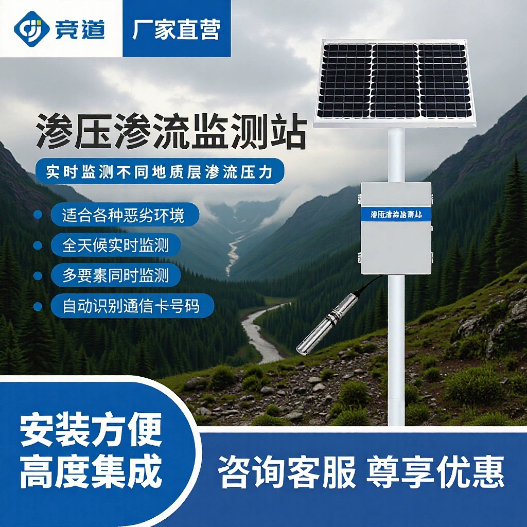Давление просачивания плотины станция мониторинга просачивания резервуара интегрированная станция мониторинга давления просачивания поровой воды автоматическая станция мониторинга давления просачивания