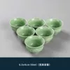 Celadon Zen Lotus Rhyme 6 Cup