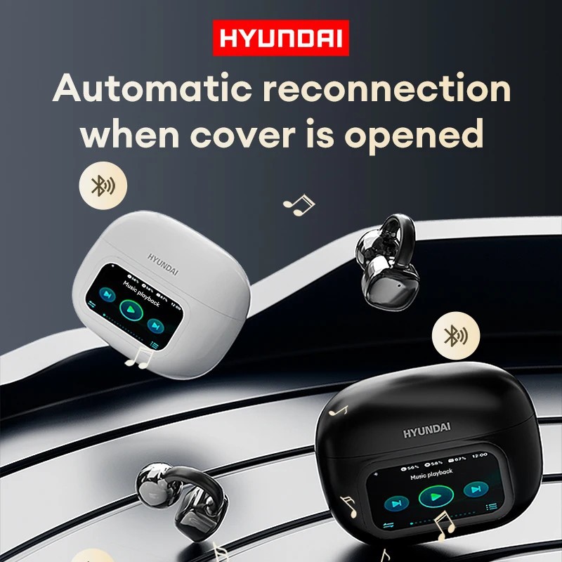 Choice HYUNDAI HY-C02 Auriculares inalámbricos con pantalla LED