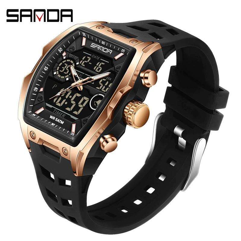 三达 Waterproof fashionable universal digital watch