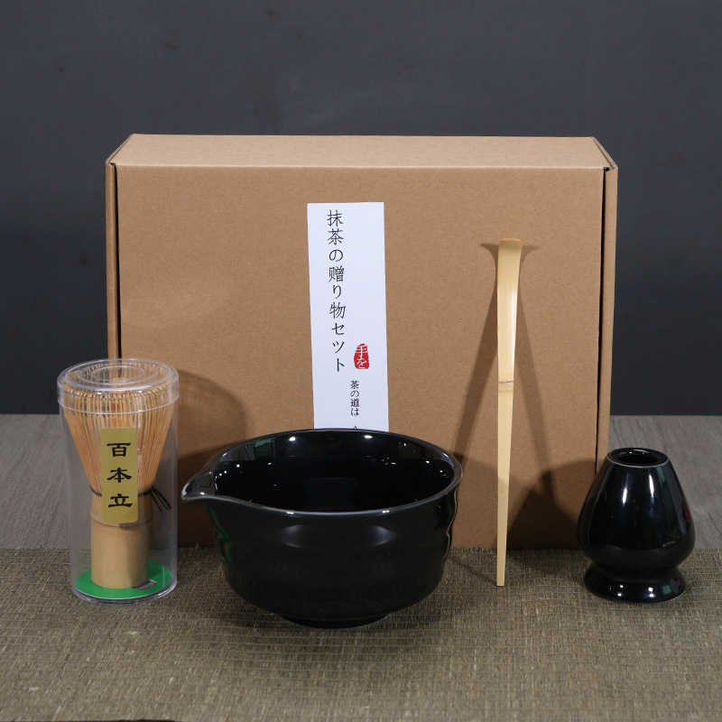 Japonés Matcha tazón Matcha túnica canción té herramientas de pedido taza de té de cerámica taza de té mezclador Matcha cepillo taza de té