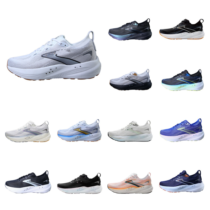 Cross-Border European Site Brooks Glycerin 22 Generation Mesh Breathable, Soft and Comfortable Running Shoes