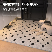 輕奢入戶門地墊進門口防滑耐磨耐蹭地毯絲圈pvc玄關腳墊2025新款