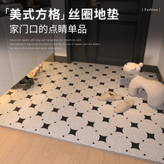 軽量高級玄関ドアフロアマット、滑り止め、耐摩耗性、耐摩擦カーペット、ワイヤーリング、PVC玄関ドアマット、2025新しいスタイル