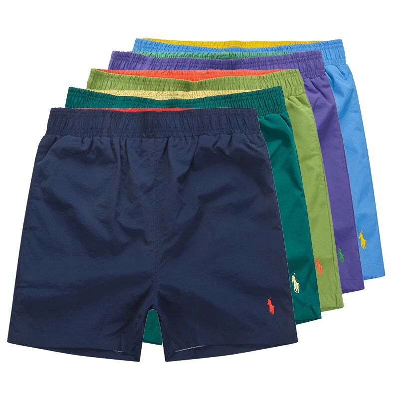 Amazon Men's Polo Embroidered Beach Shorts Running Surfing Quick-Dry Sports Casual Loose Shorts