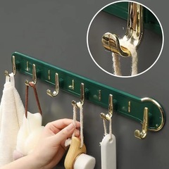 Wall-mounted hook without drilling for clothes fitting room, coat hook, door behind the wall, bathroom towel adhesive hook, kitchen hanger