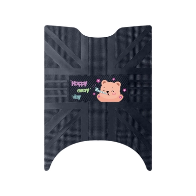 Foot Pad Pedal Pad, Electric vehicle foot mat - emma-guard-a516-flower-bear-rubber-feet