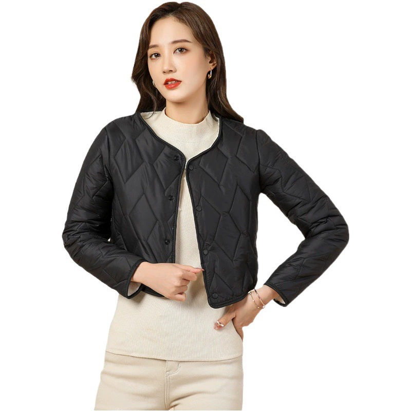 Зимнее женское кашемировое Стеганое пальто, женская модная стеганая куртка на хлопковой подкладке, короткая стеганая куртка на флисовой подкладке, теплая Женская 8225
