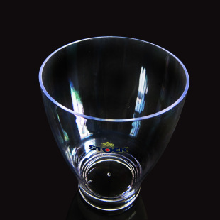 Factory processing bar household daily tableware table ice wine ice bucket 5L transparent round ice wine cooler