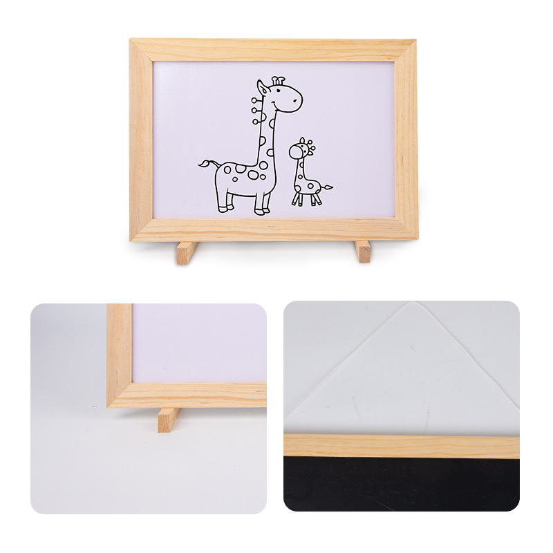 Tienda de venta directa de fábrica mini escritorio colgante pequeño letrero pequeño para niños pequeño tablero colgante pizarra magnética de doble cara tablero de escritura