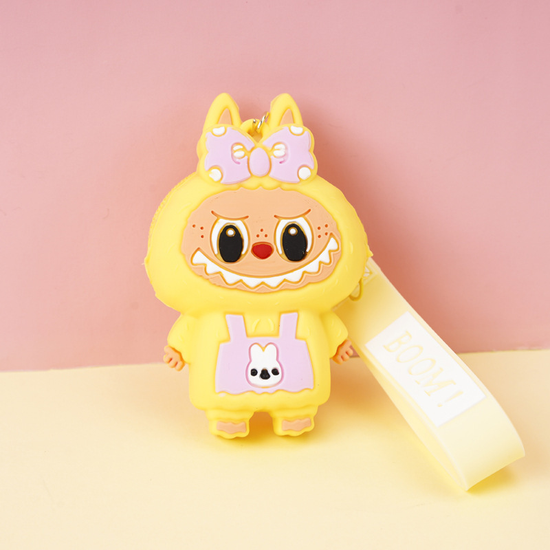 メーカーが生産するネズミ駆除パイオニアラブブキーホルダーペンダントシリコンバッグかわいい子供用小銭入れ|undefined