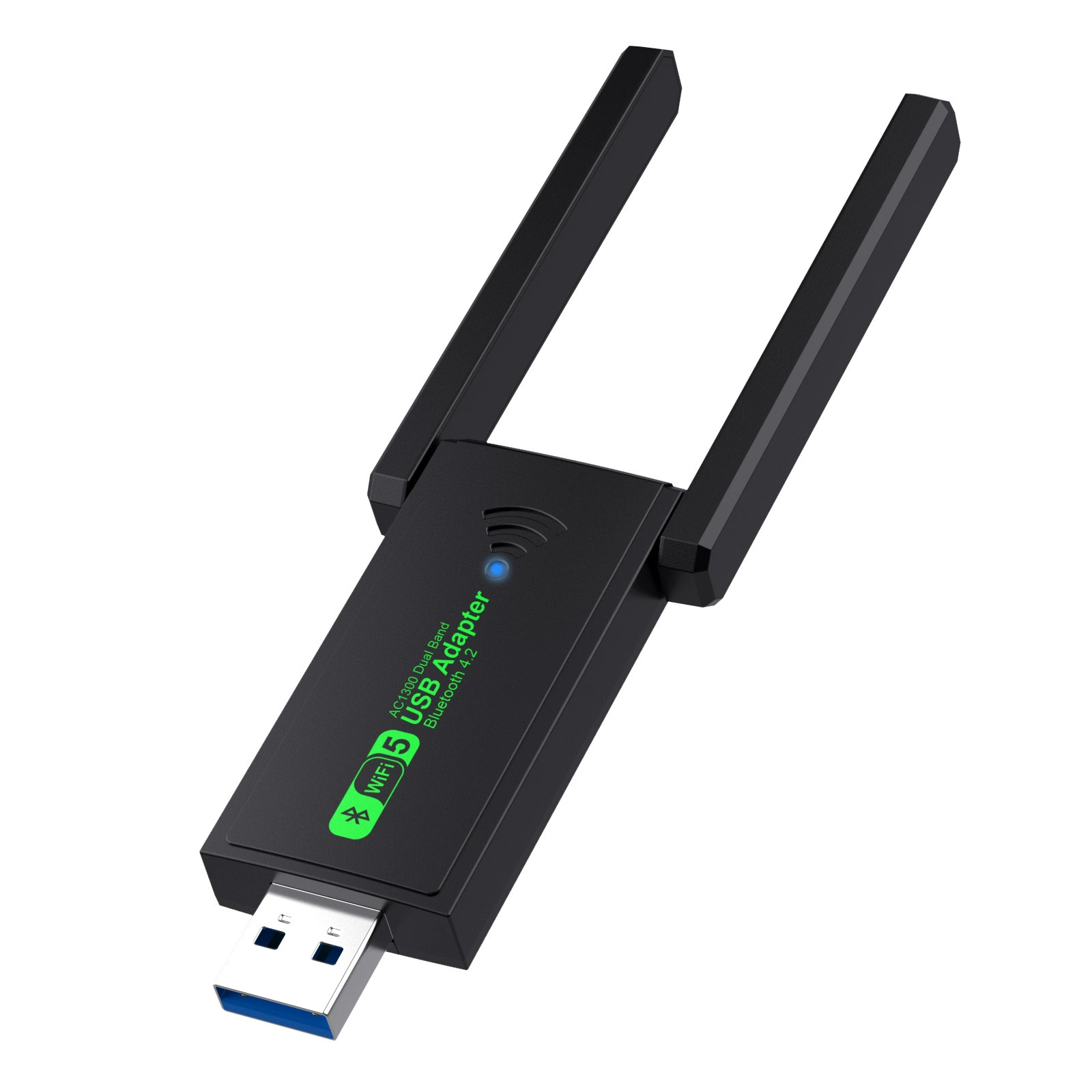 1300М Bluetooth+Wi‑Fi сетевая карта 2‑в‑1, 5ГГц двухдиапазонная Wi‑Fi + Bluetooth 4.2/BT5.0 беспроводной адаптер