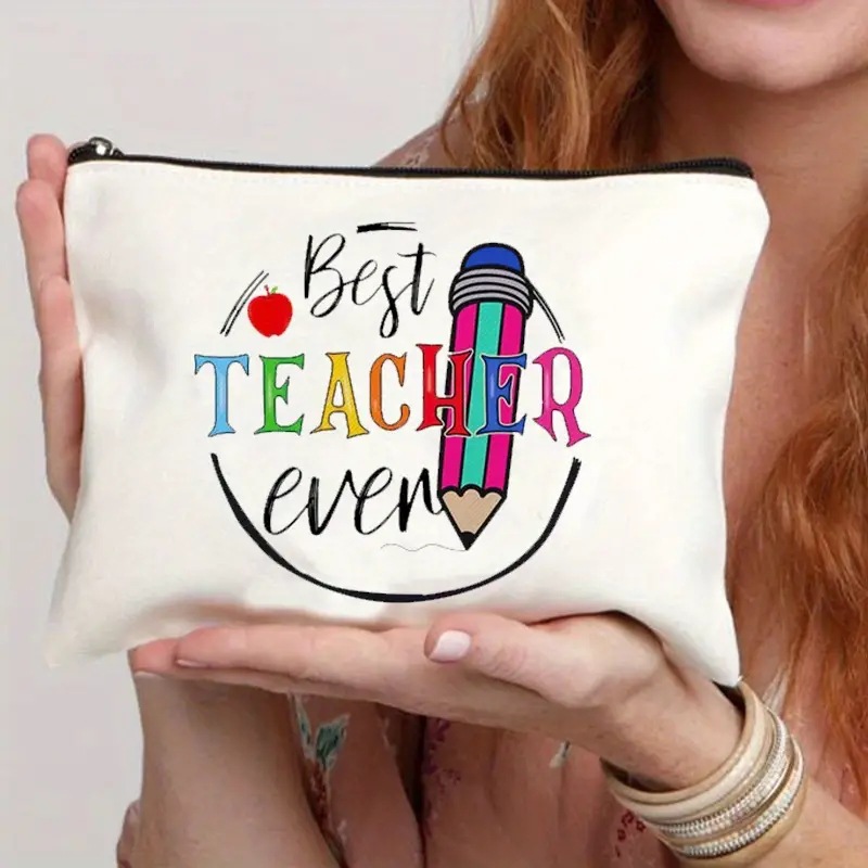 Día del maestro transfronterizo estudiantes maestros maquillaje de pintura al óleo día del maestro maestros maquillaje de pintura al óleo Amazon venta caliente bolsa