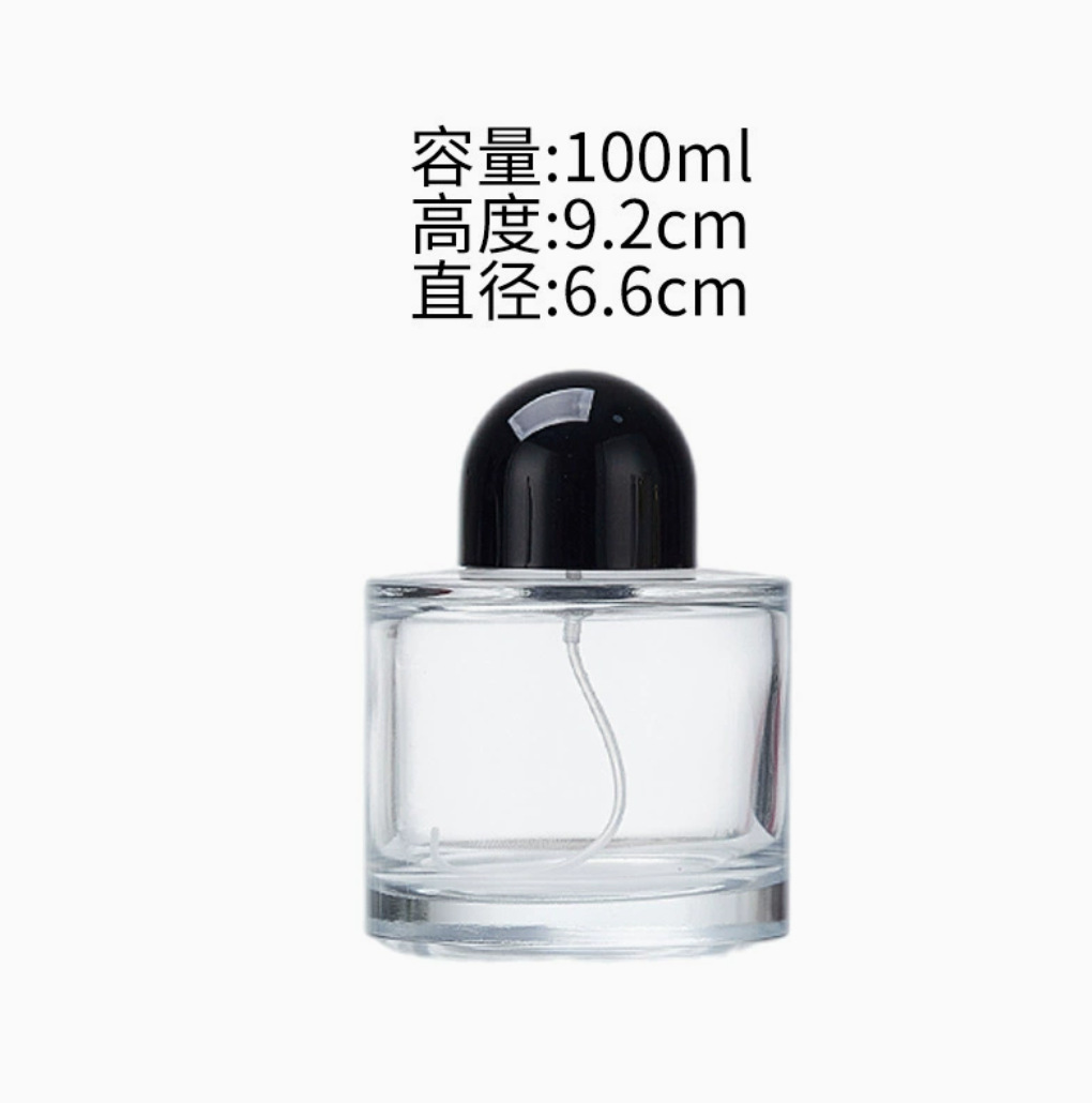Ventas transfronterizas calientes 30ml 50ml botellas de fragancia de vidrio de muestra pequeña botella de aerosol portátil al por mayor
