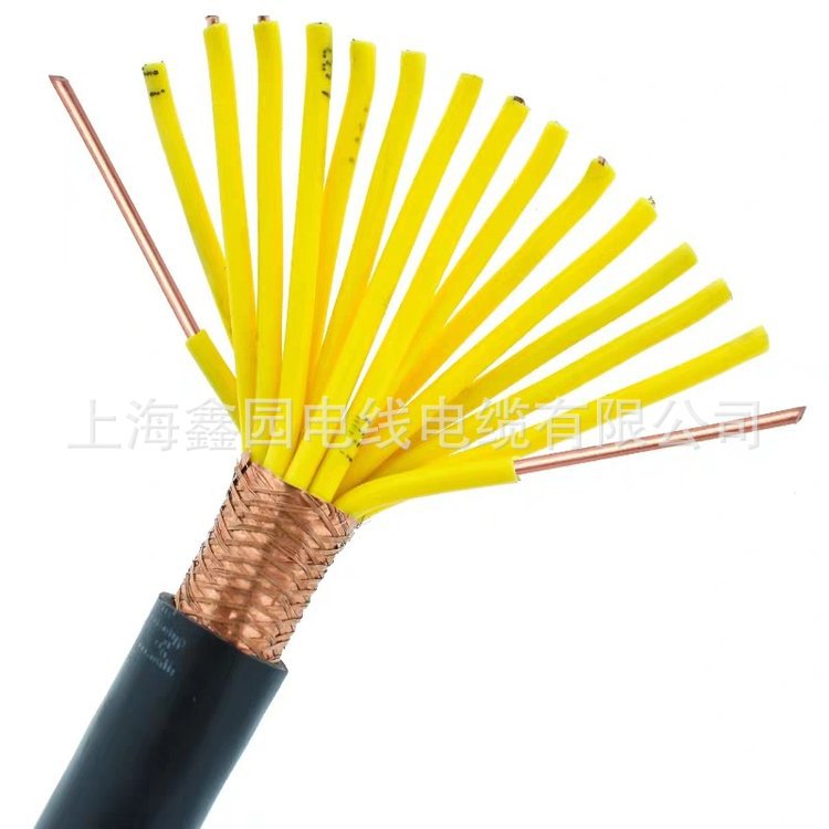 KVVP 450/750V 19*1.5铜丝编织屏蔽控制电缆上海电线电缆厂家直销