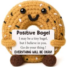 ��Ʒ�羳���R�d���N�ֹ� Crochet Positive bagel �h��ë����ż��