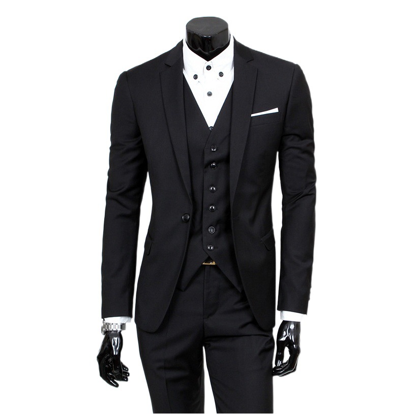 Mercancías a largo plazo Comercio exterior Traje casual de negocios transfronterizo Traje de tres piezas Traje de hombre Entrega de una pieza para hombre