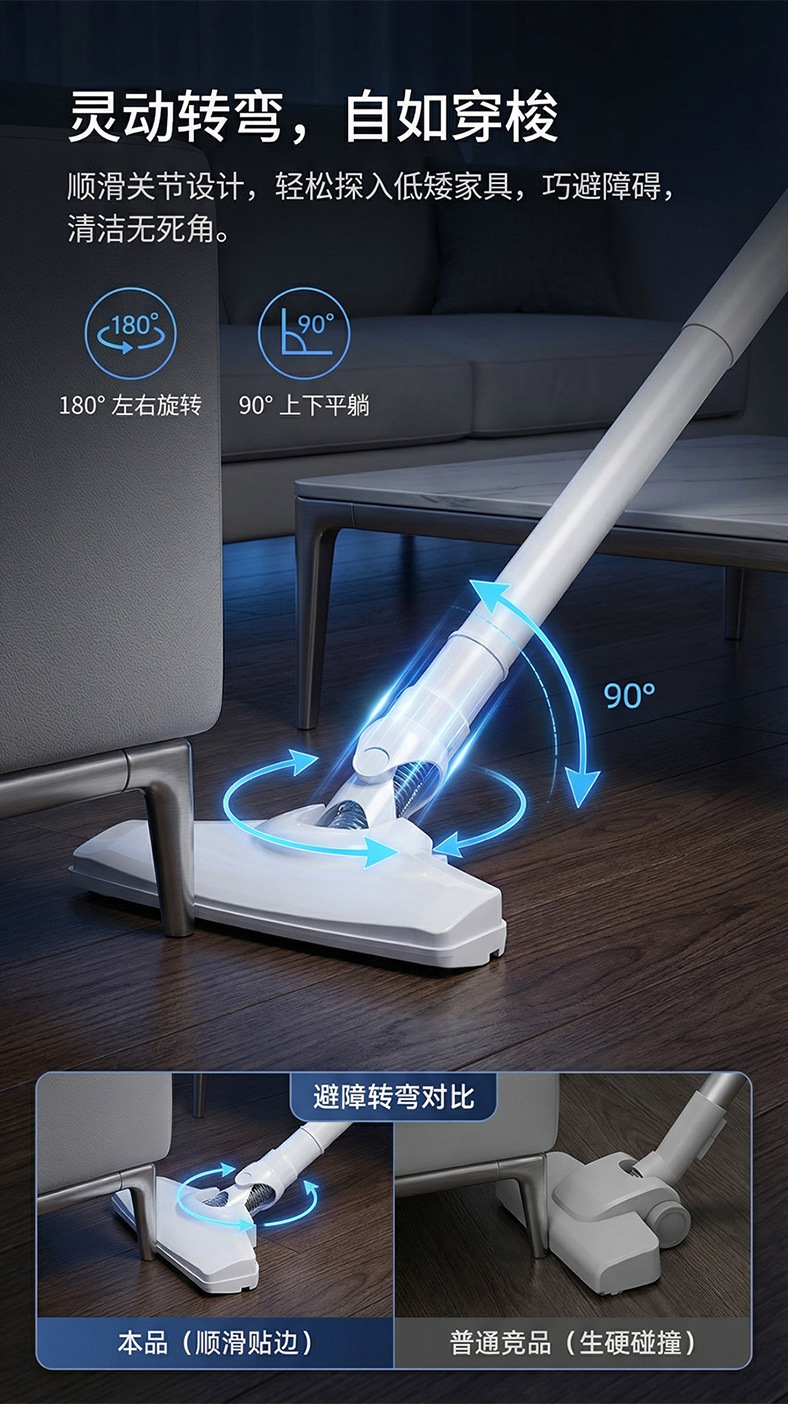 Car Vacuum Cleaner, Wireless Handheld, Dual-Purpose for Car and Home, High-Power, Portable, Pet Hair Suction, Car Supplies, Wireless and Portable