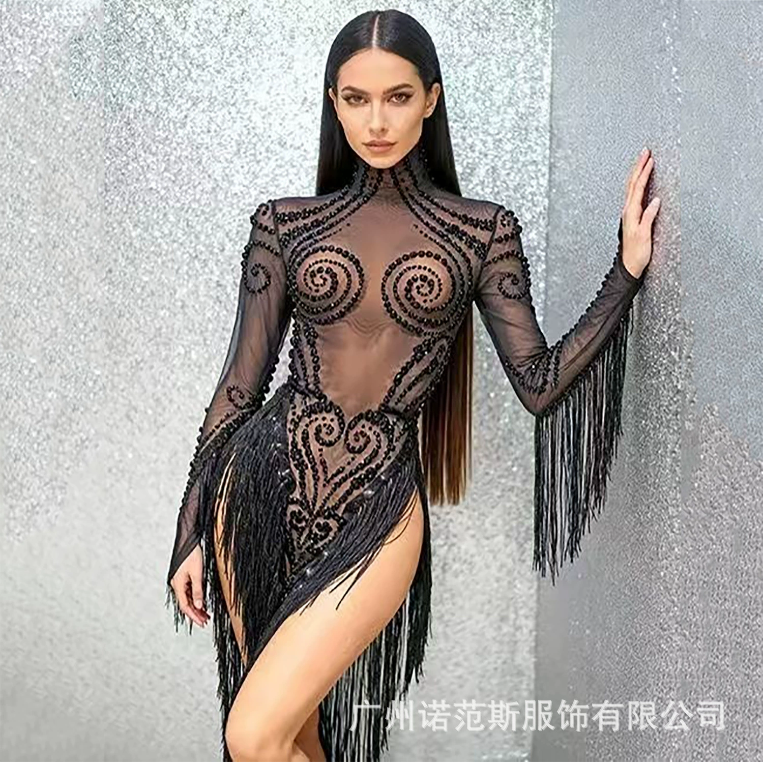 Black dress, suit, high-quality style
