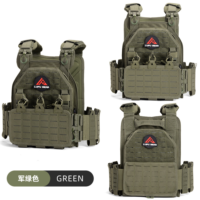 Transfronteriza personalizada placa enchufable chaleco de combate láser multifuncional expansión rápida chaleco táctico de desmontaje militar traje de protección