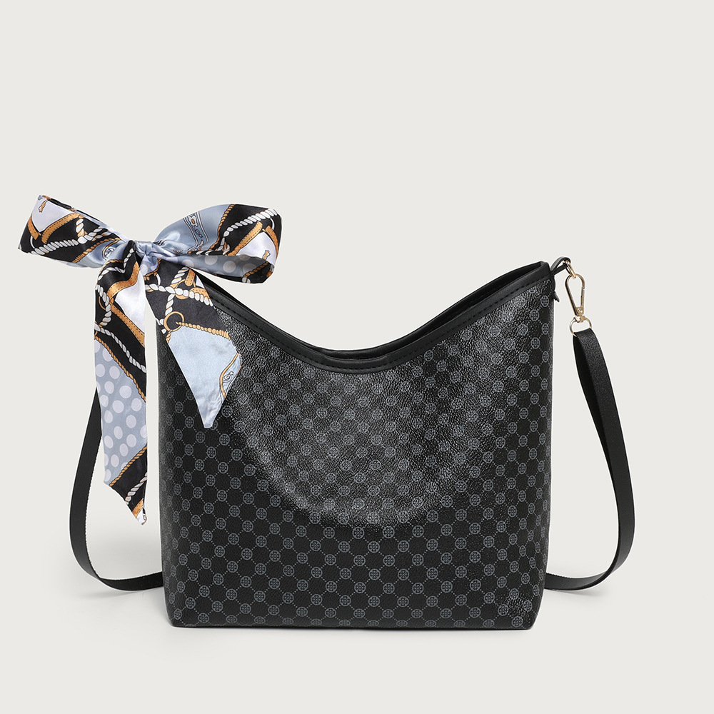 Bolso de moda transfronterizo de gran capacidad 2025, nuevo retro retro flor de un hombro mochila, bolso de mano de alta calidad