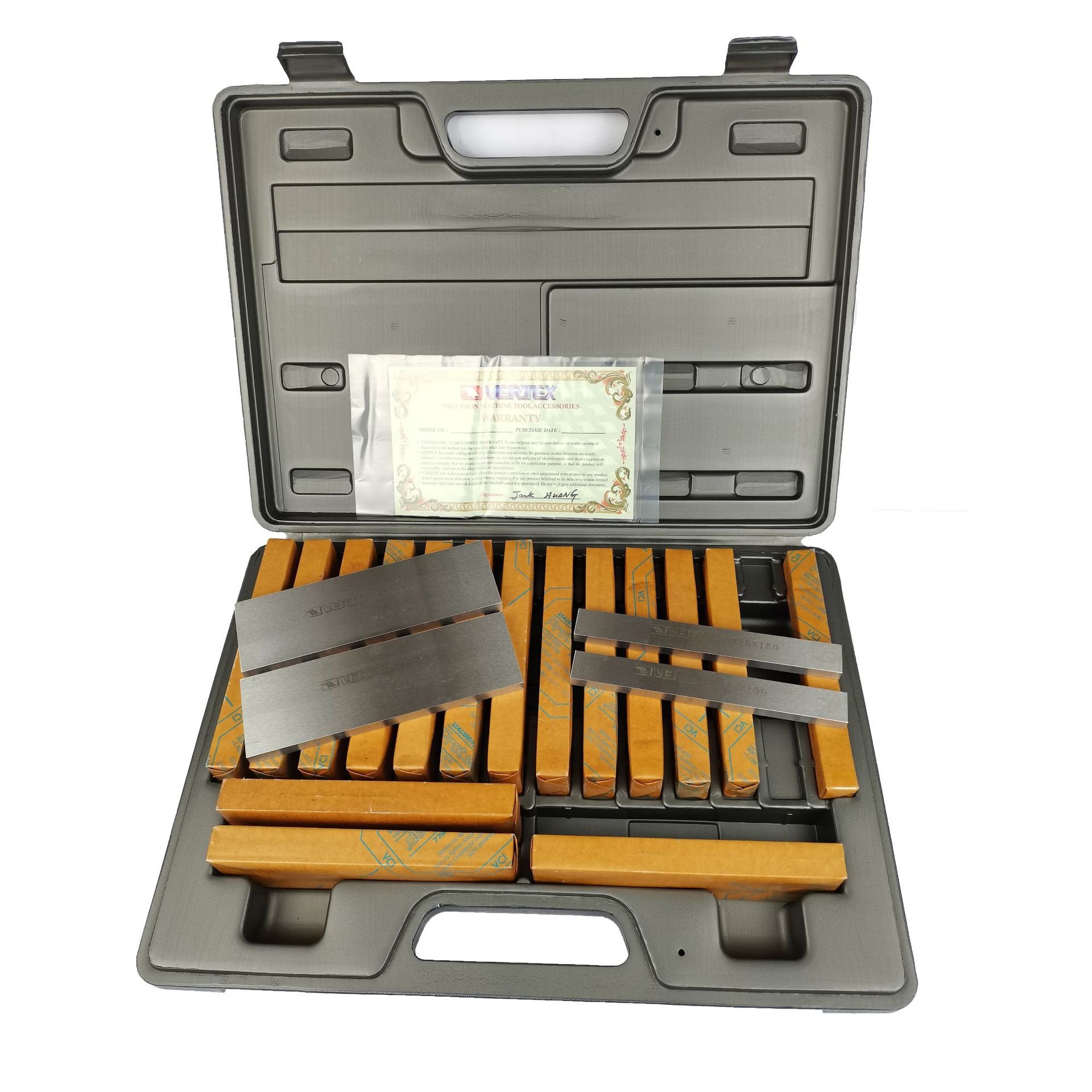 台湾鹰牌VERTEX-36件组平行板VP-136平行垫块虎钳平行等高垫铁