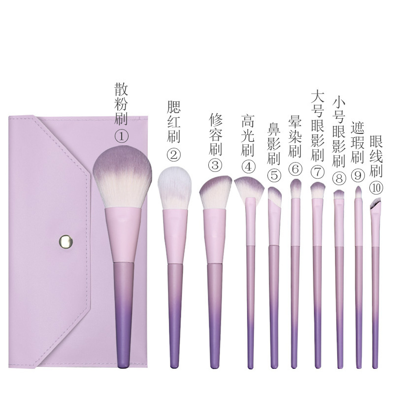 化妆刷套装沧州超柔软眼影刷散粉刷鼻影刷初学者全套刷子便携收纳|undefined