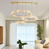 Modern ceiling lamp for living room, Scandinavian design lights, creative crystal pendant, light luxury style, simple and elegant design