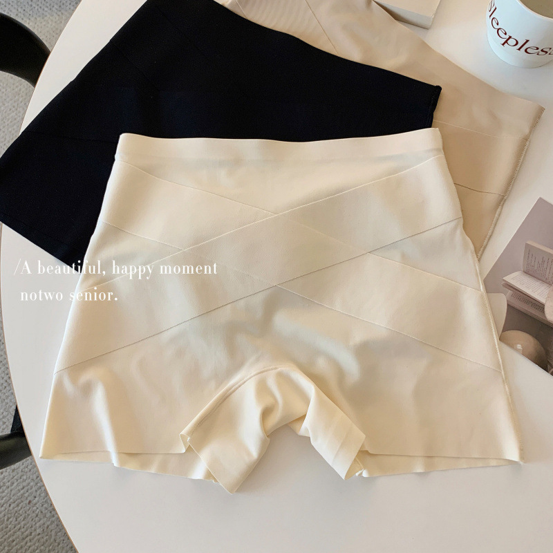 2026 New Style High-Waisted Tummy Control Seamless Hip Lifting Panties for Women, Pure Cotton Crotch, Summer Safety Pants
