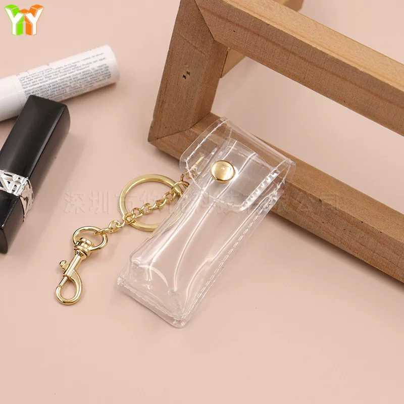 Brand transparent lipstick PVC, keychain, (Physicals)