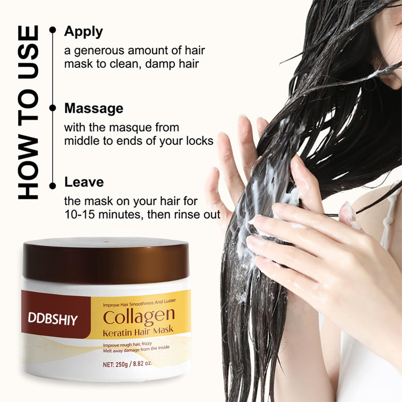 国境を越えた人気のキャビアヘアマスクコラーゲンコンディショナーは、傷んだ髪を修復し、髪をケアし、潤いを与え、滑らかにします。|undefined
