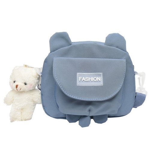 ins cute little bag  new Japanese style small fresh girly canvas crossbody bag student shoulder cartoon bag