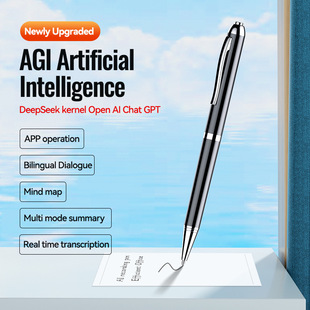 Cross-Border New Q90A Ai Recorder Chatgpt Intelligent Transcription Translation Recorder App Controlled Recorder