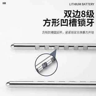 ✅ Adjustable U Padlock 304 Stainless Steel Long Beam Universal Lock Outdoor Waterproof and Rust-Proof Glass Door Double Door Cabinet