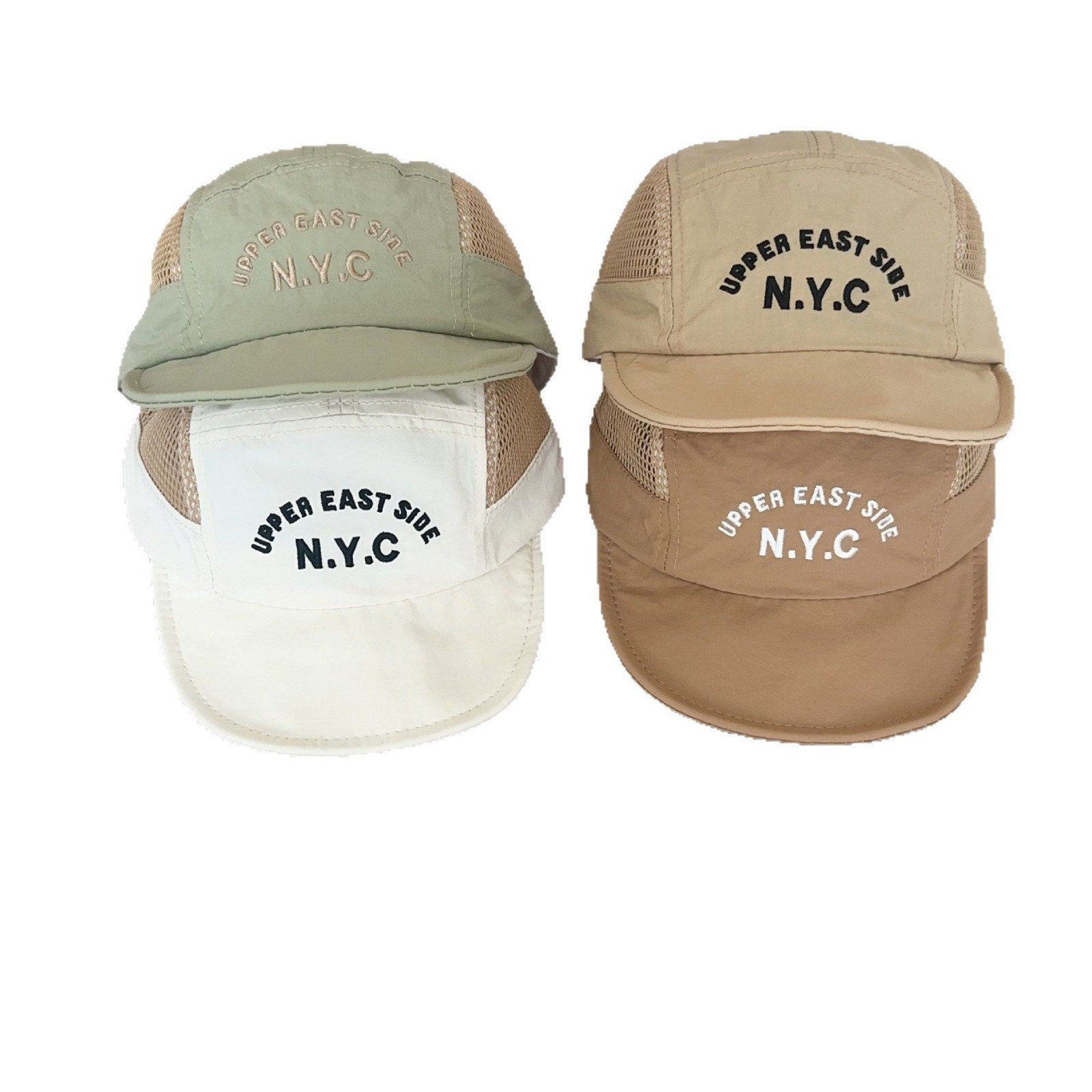 Sombrero de bebé verano sección delgada gorra de visera de secado rápido para hombres y mujeres gorra de béisbol de malla transpirable para bebés protección solar con aleros suaves