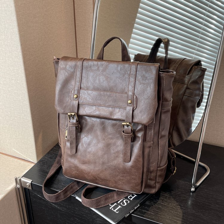 Gran capacidad retro 100 bolsos de hombro mujer 2024 nueva versión coreana portátil mochila mochila de alta textura mochila de salida