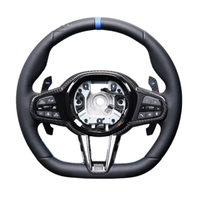 Steering wheel – full leather blue label carbon