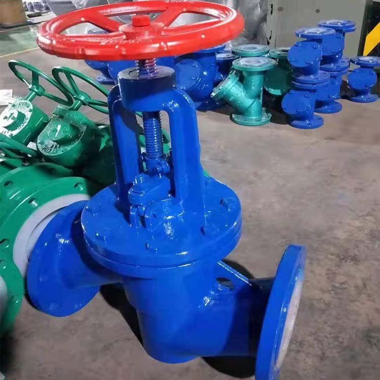 J941F46-10C 直通式电动衬氟截止阀 电动化工防腐蚀衬氟截止阀