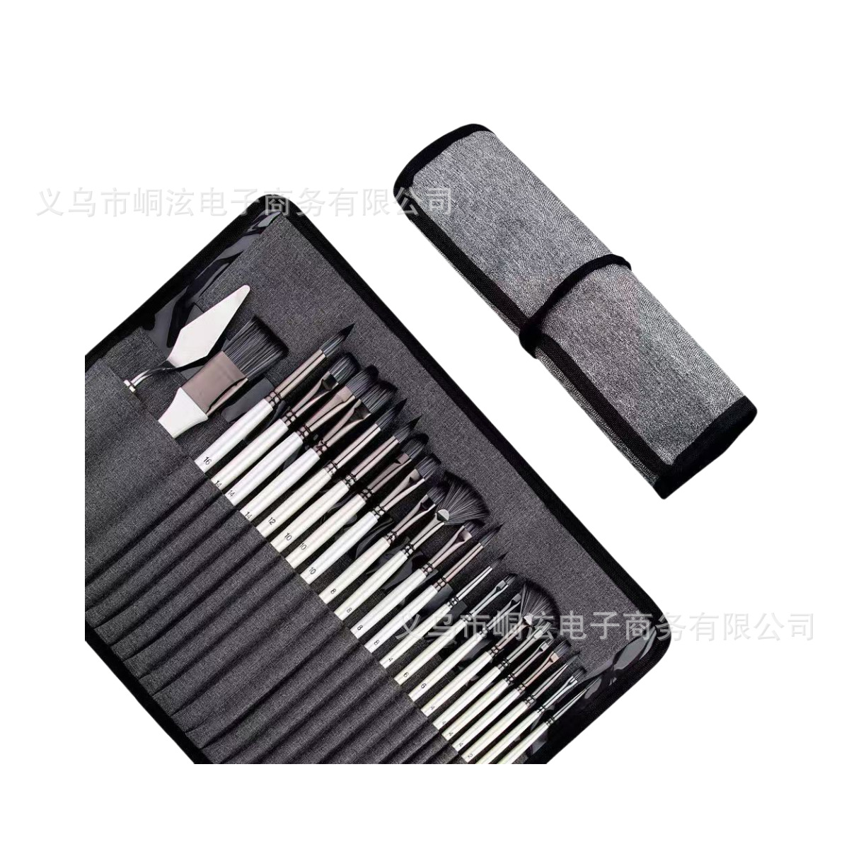 24색 펜 커튼 세트 - 화이트