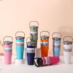 クロスボーダー30オンス自動車カップ携帯ハンディコーヒーカップ氷覇カップ保冷カップ304ステンレス保温ギフトカップ