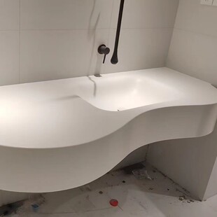 Artificial Stone Acrylic Wash Basin Integrated Basin Color and Size Can Be Customized