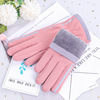 Demi-season windproof keep warm gloves for adults to go out, internet celebrity