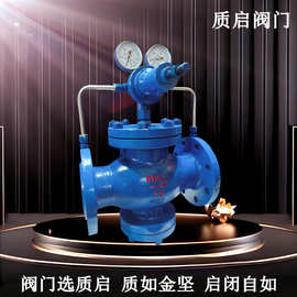 YK43X/F-16C/P铸钢/不锈钢气体减压阀泉州质启法兰空气减压阀DN50