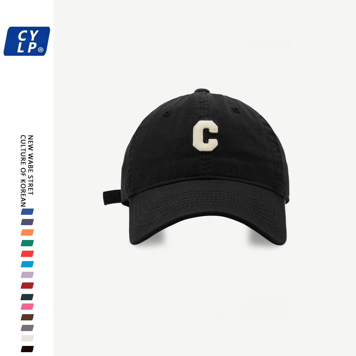 黑色 28-新C字母棒球帽
