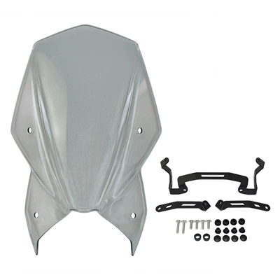 Suitable for Suzuki Motorcycle front windshield - smoke-gray
