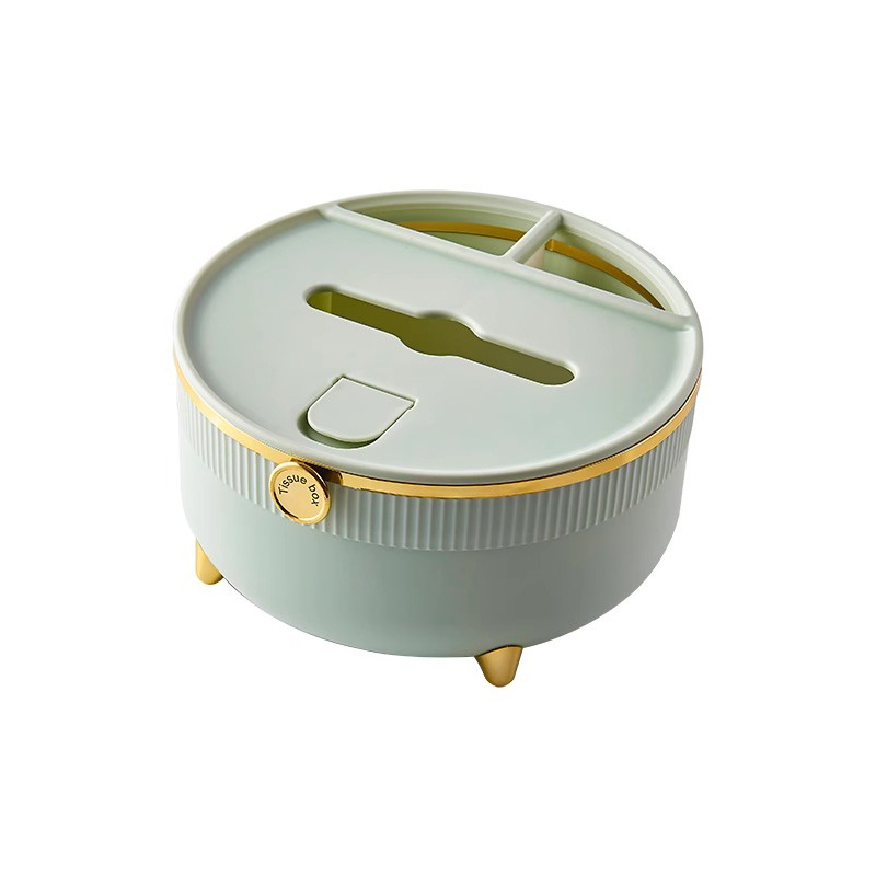 Caja de pañuelos de escritorio Caja de dibujo de almacenamiento de baño para el hogar Caja de almacenamiento de control remoto de sensación avanzada de sala de estar de alto valor