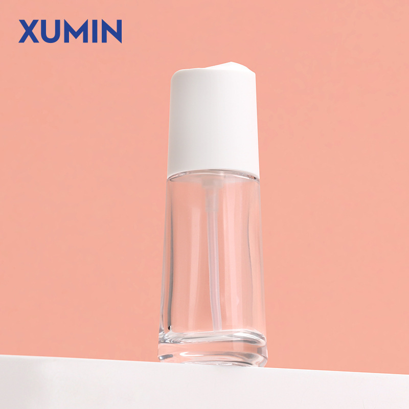 现货云海玻璃套装瓶50g透明膏霜罐 30ml乳液分装瓶50-100ml压泵瓶|undefined