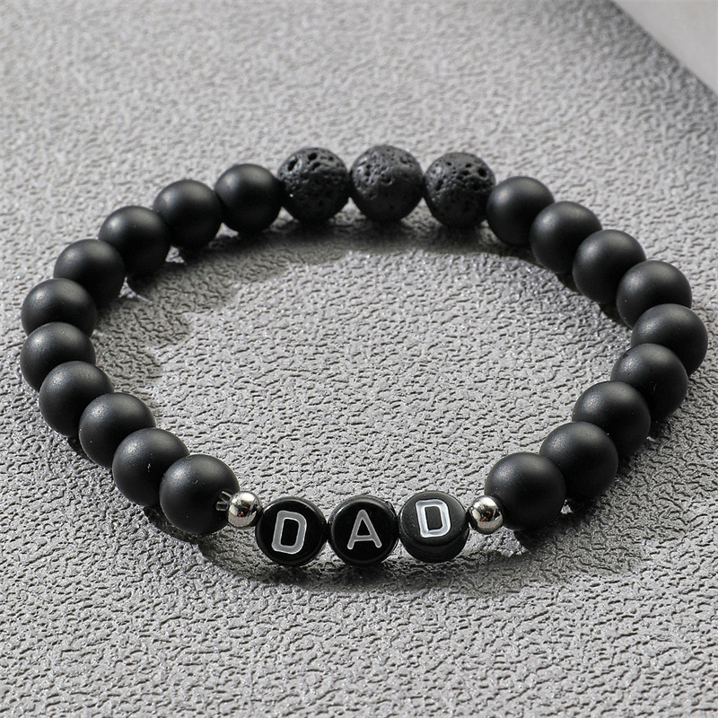 Europa y América con cuentas 8mm blanco turquesa corona pulsera esmerilado Rosa punto León cabeza pulsera con cuentas