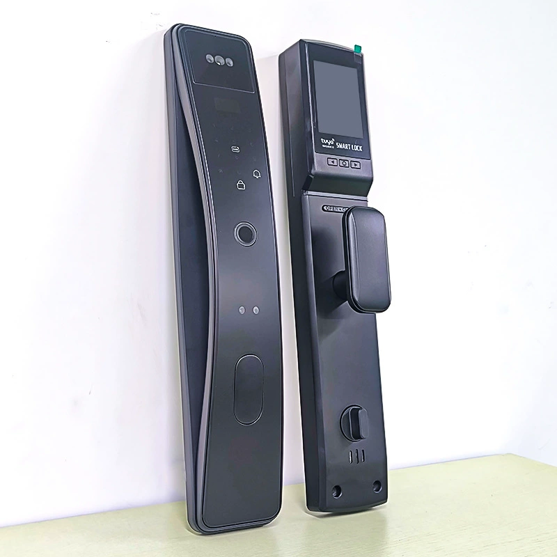 Fingerprint password lock smart door lock graffiti visual intercom electronic lock face recognition smart lock remote monitoring