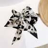 Hairgrip from pearl with bow, hair accessory, fashionable hairpins with tassels, Korean style, wholesale